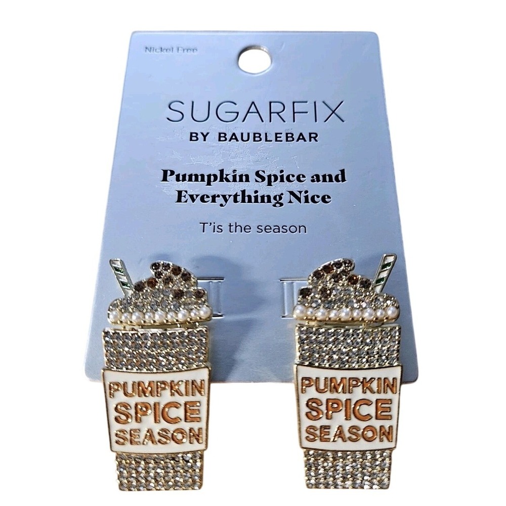 Sugarfix by Baublebar Pumpkin‎ Spice And Everything Nice Earrings